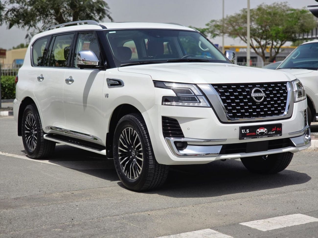 Nissan Patrol LE Platinum 5.6L 2024 GCC LOW MILEAGE WITH AGENCY WARRANTY UNLIMITED KM IN MINT CONDITION