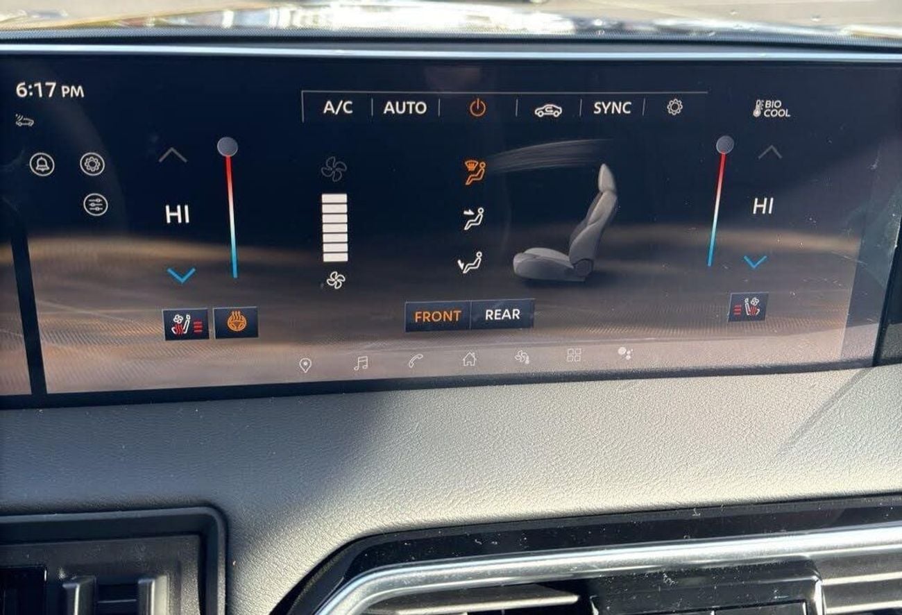 Nissan Armada Platinum Reserve Captain Seats