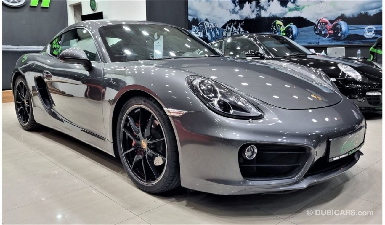 بورش كايمان أس SPECIAL SUMMER OFFER PORSCHE CAYMAN S 2014 GCC IN BEAUTIFUL SHAPE WITH A FULL SERVICE HISTORY FROM P