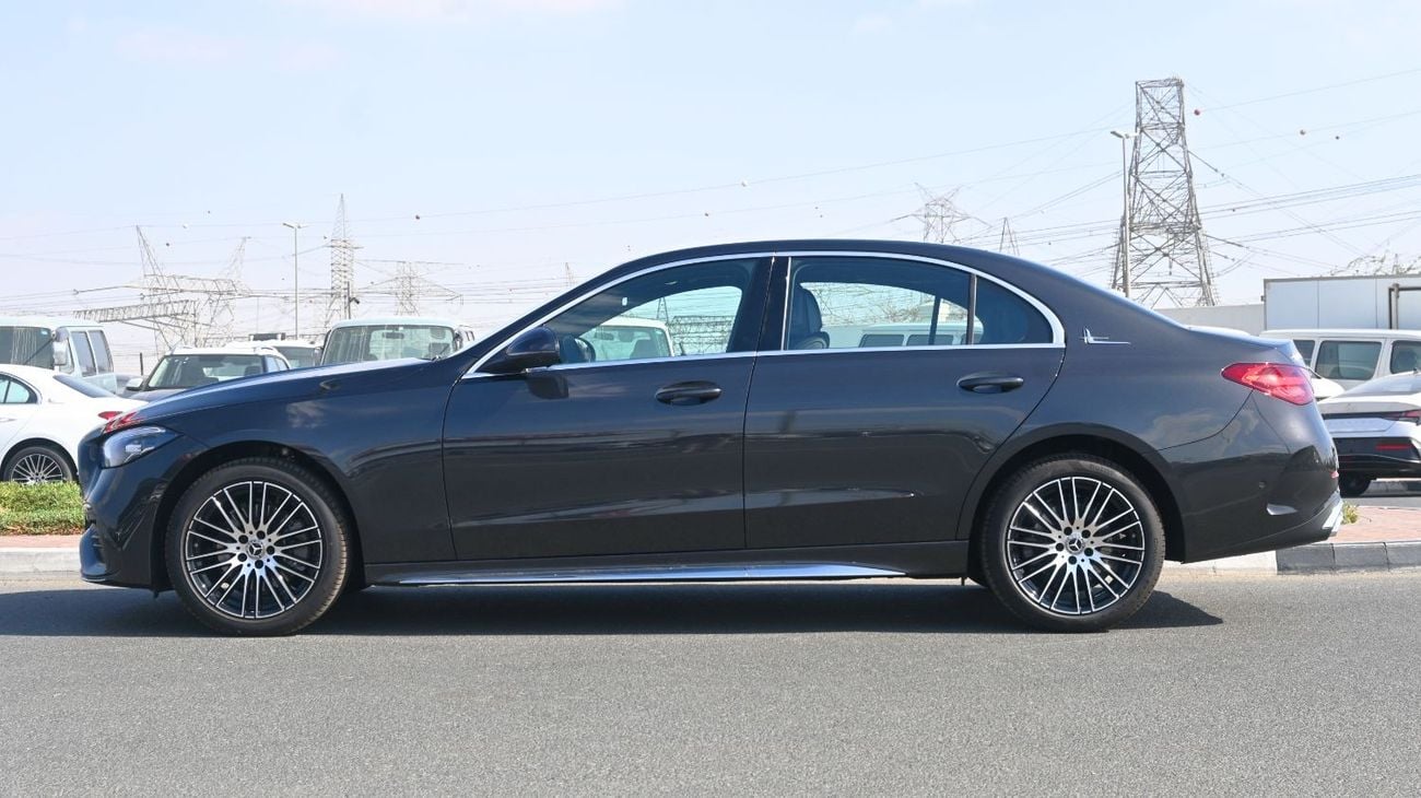 مرسيدس بنز C 200 Mercedes C200 L 2025 1.5L 4 Cylinder 170 hp  4 Doors 5 Seats Grey outside Black inside