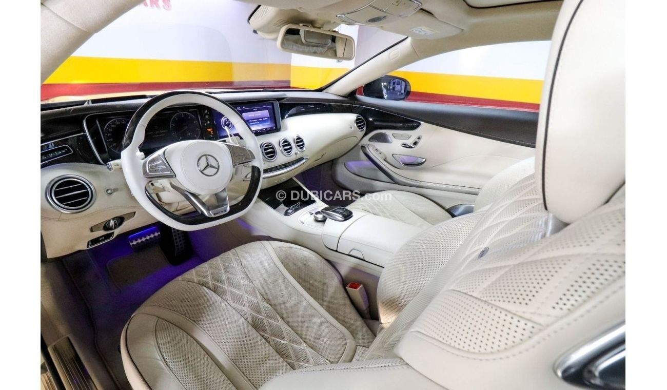 Mercedes Benz S 500 Coupe Mercedes Benz S500 AMG Coupe (Exclusive) 2015 Lowest Mileage GCC under Warranty with Fl