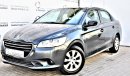 Peugeot 301 1.6L ACCESS 2017 GCC SPECS DEALER WARRANTY