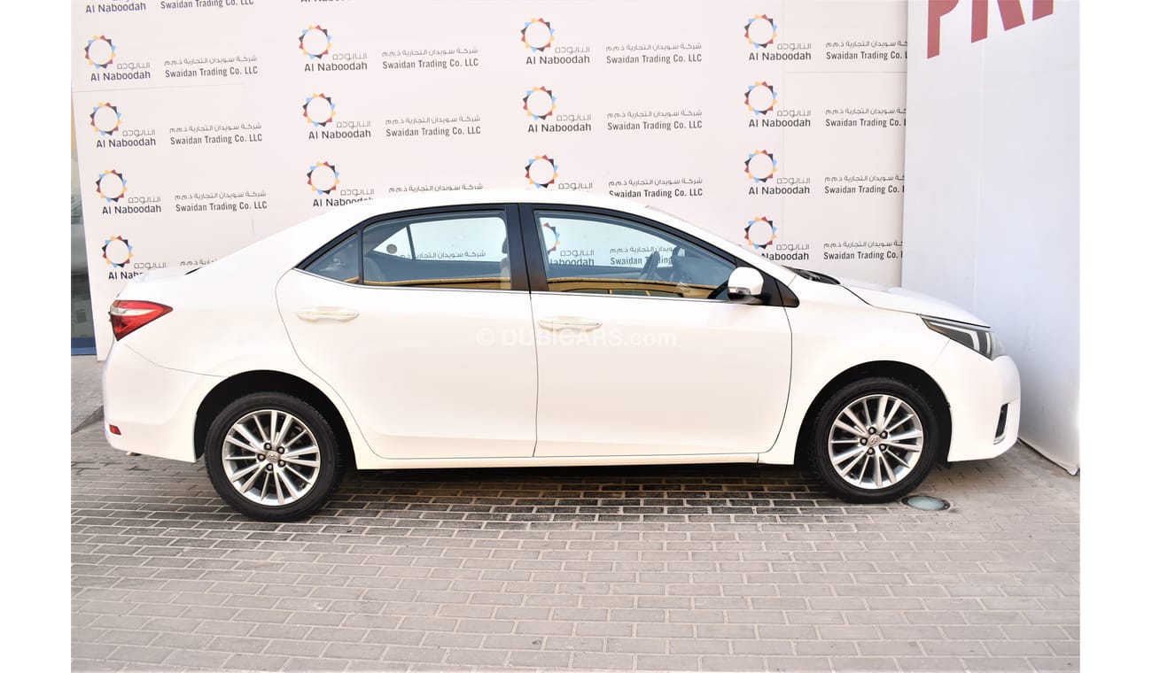 Toyota Corolla 1.6L SE+ 2015 GCC SPECS