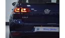 Volkswagen Golf EXCELLENT DEAL for our Volkswagen Golf TSi ( 2016 Model ) in Blue Color GCC Specs