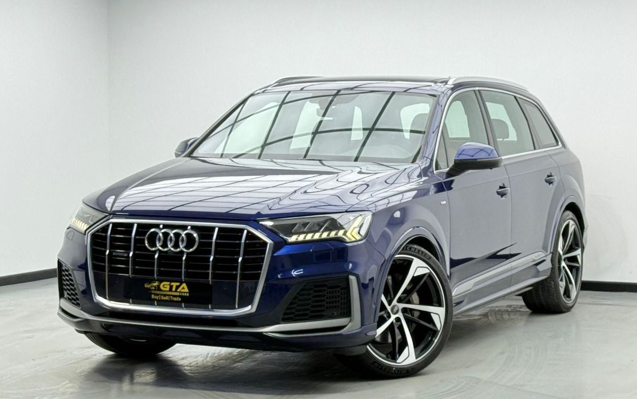 أودي Q7 55 TFSI S-LINE LUXURY 55 TFSI quattro S-Line 3.0L 2021 Audi Q7 55 TFSI S-Line, 2026 Audi Warranty, 2