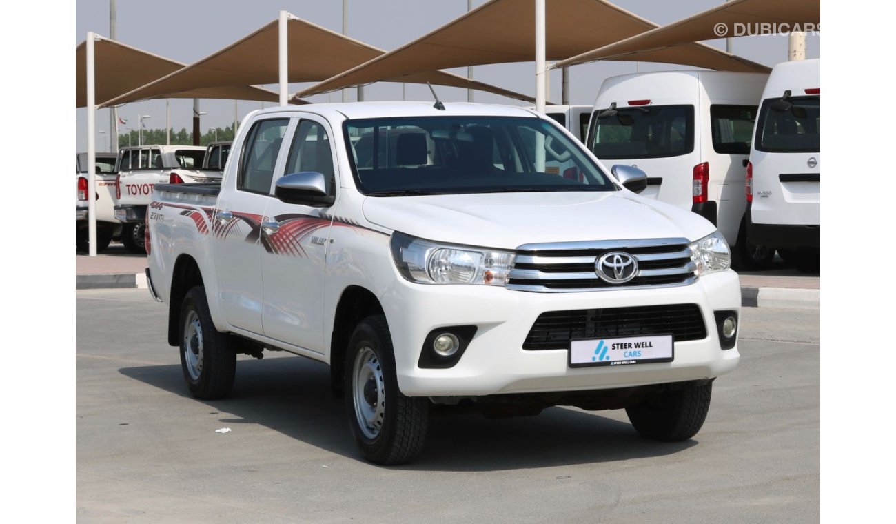 Toyota Hilux 2016 | HILUX 4X4 DOUBLE CABIN PICKUP WITH GCC SPECS AND EXCELLENT CONDITION