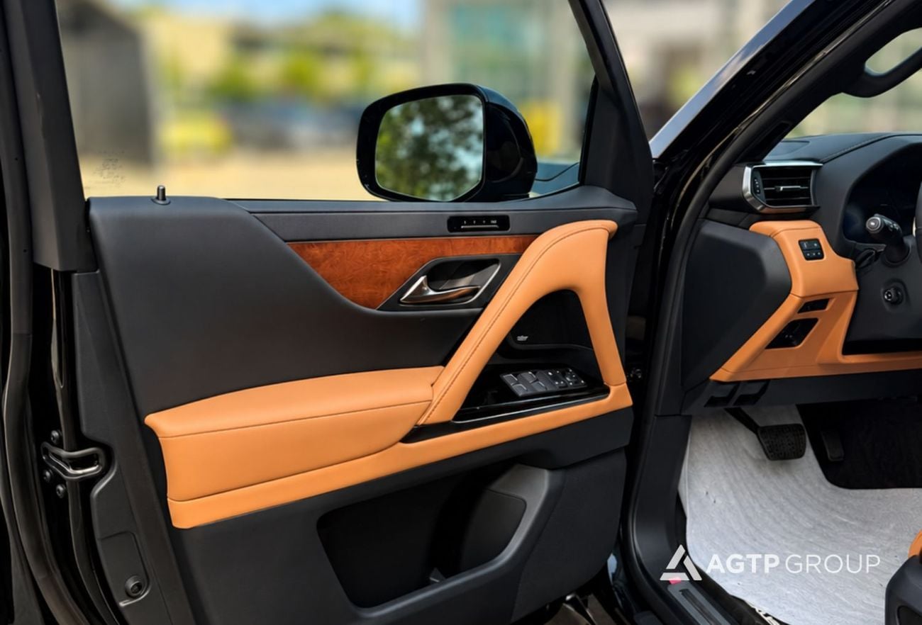 Lexus LX600 3.5L V6 Twin-Turbo Petrol | FULL OPTION | 4WD | Automatic | Canadian Specs | Black | Tan Leather Int