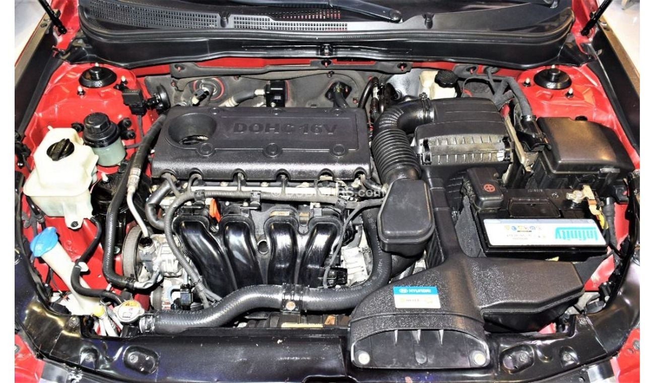 هيونداي سوناتا 2014 Model!! in Red Color! GCC Specs