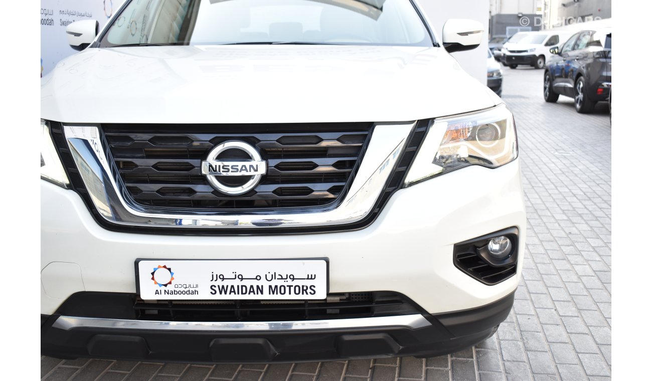 Nissan Pathfinder 3.5 SV AWD 2018 GCC DEALER WARRANTY