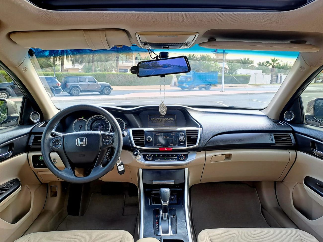 Honda Accord LX 2.4L  1340-Monthly l GCC l Sunroof, Cruise, Camera l Accident Free