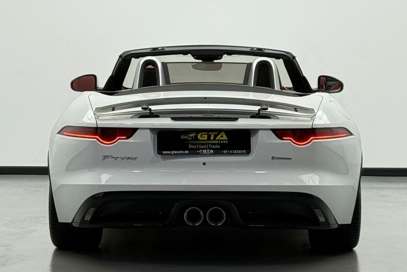 جاكوار F Type R-Dynamic 3.0L (380 HP) Convertible 2018 Jaguar F-Type R-Dynamic, 2027 Jaguar Service Pack, Fully Lo