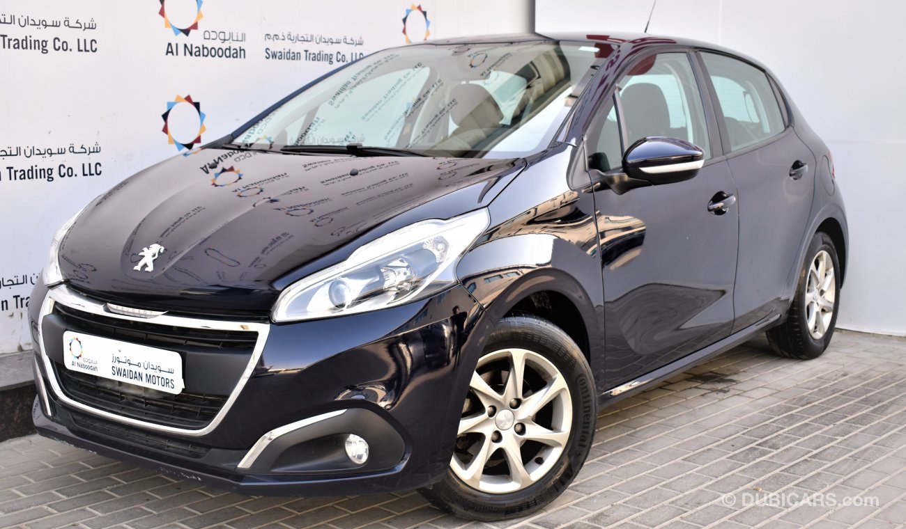 بيجو 208 PEUGEOT 208 1.6L ACTIVE+ 2019 GCC AGENCY WARRANTY TILL 2024 OR 100000KM STARTING FROM 37900.00