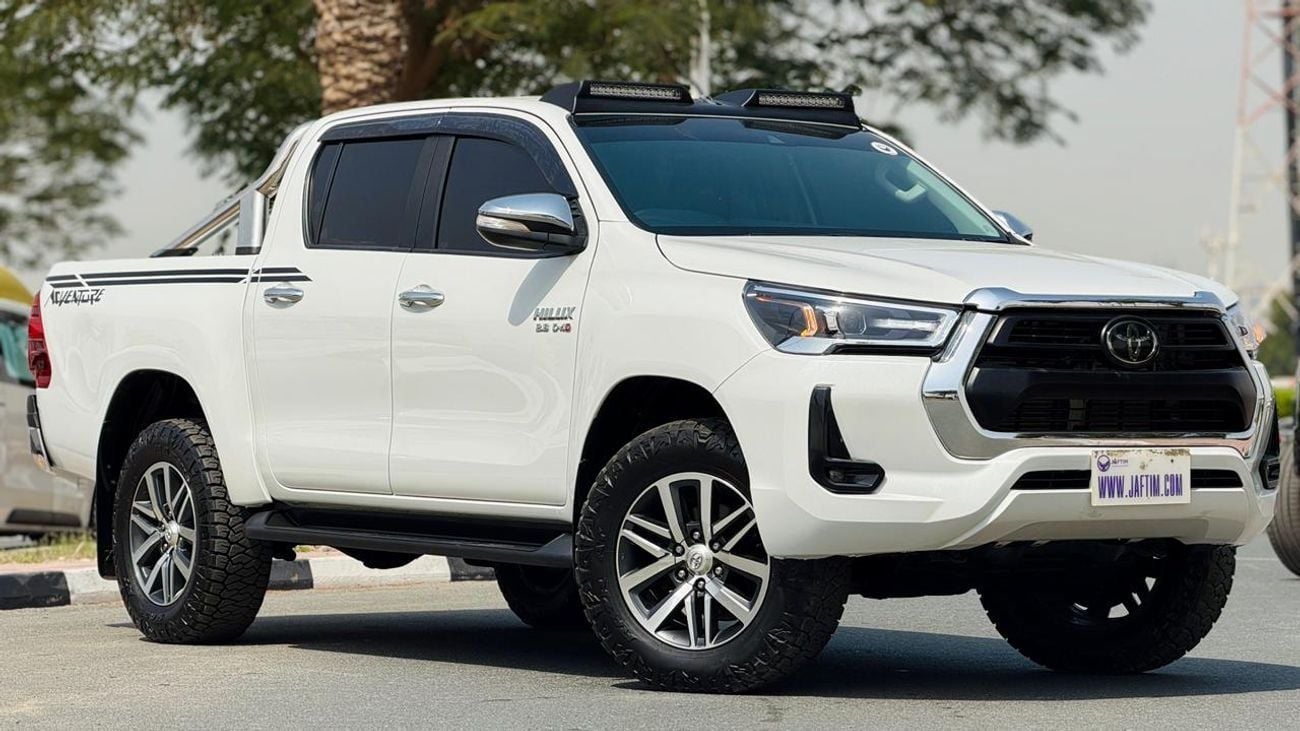 Toyota Hilux 2021| 2.8L DIESEL ENGINE | AT | RHD | HEAVY SPORT BAR | ROOF MOUNTED LED LIGHTS | TOW HITCH | PARKIN