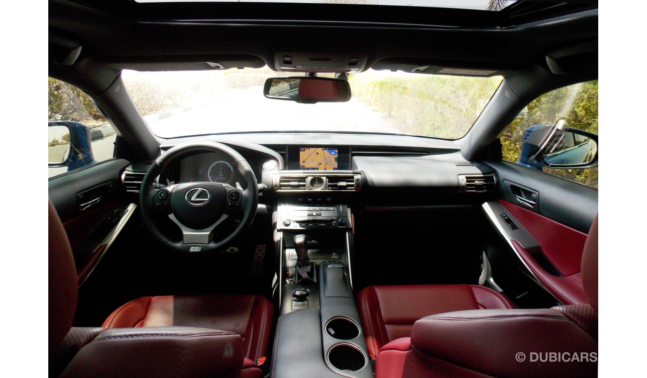 Lexus IS350 2014 F-Sport Package Pre-Owned GCC 3.5 L Cylinders V6 306 hp 54000 km Under Warranty &  Service