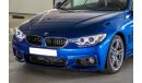 BMW 420i i Convertible M-Kit 2017 GCC under Agency Warranty with Zero Down-Payment.