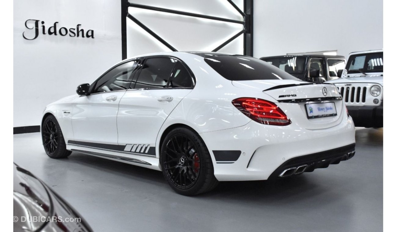 مرسيدس بنز C 63 AMG EXCELLENT DEAL for our Mercedes Benz C63 S AMG ( 2016 Model ) in White Color GCC Specs