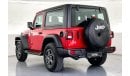 Jeep Wrangler Sport | 1 year free warranty | 1.99% financing rate | Flood Free