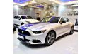 Ford Mustang ORIGINAL PAINT ( صبغ وكاله ) AMAZING Ford Mustang 2015 Model!! in Silver Color! GCC Specs