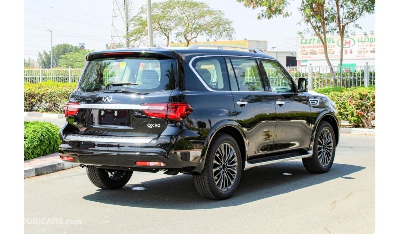 إنفينيتي QX80 الإصدار الأسود 8