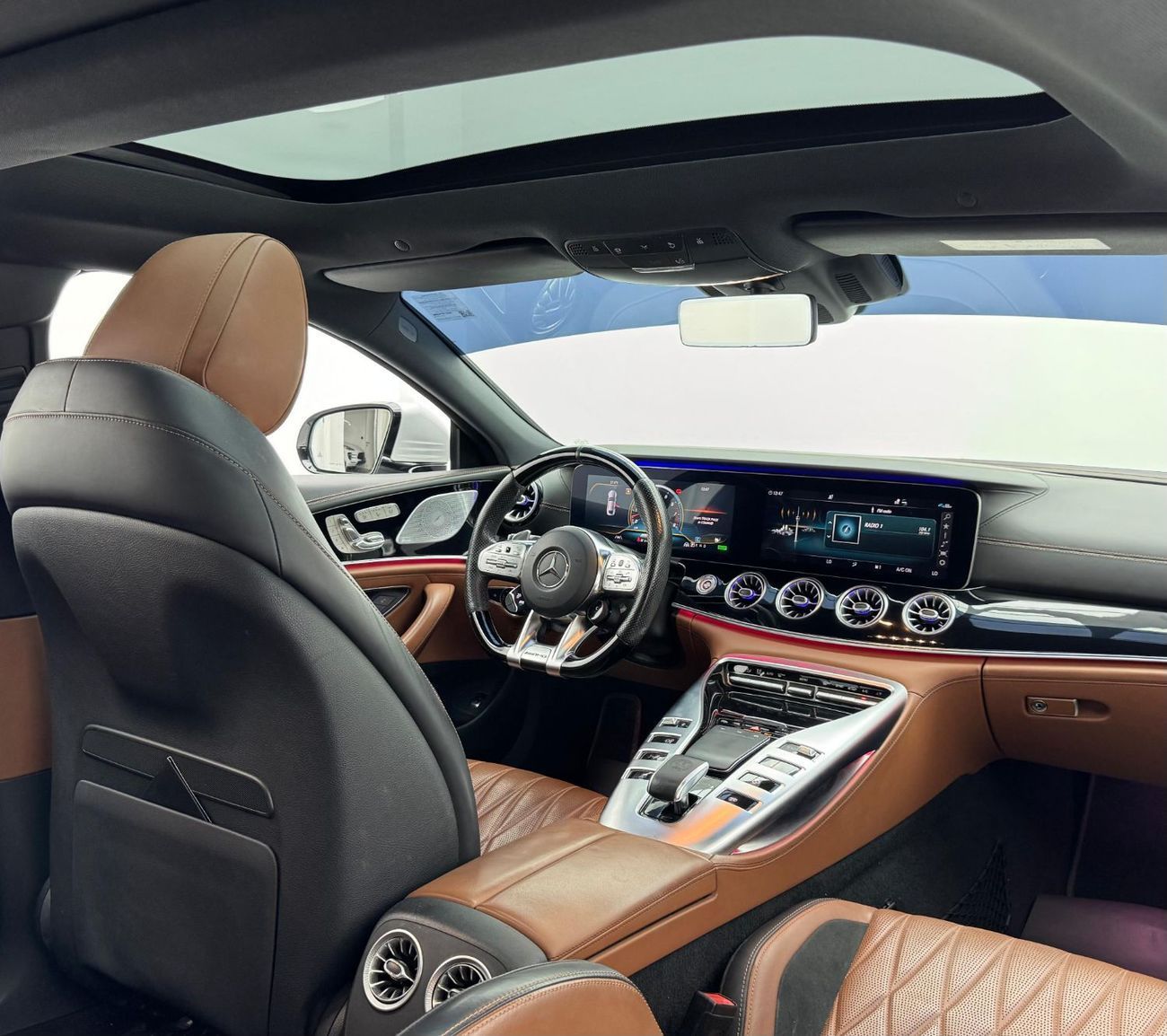 مرسيدس بنز ايه ام جي جي تي 43 2020 Mercedes-AMG GT 43 4-Door Coupe, Fully Loaded, 1 Year Warranty, Agency FSH, GCC