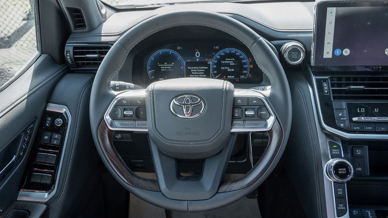 Toyota Land Cruiser 2025 Toyota Land Cruiser 300 VXR 3.5L AT Petrol Twin Turbo (Black-Red)