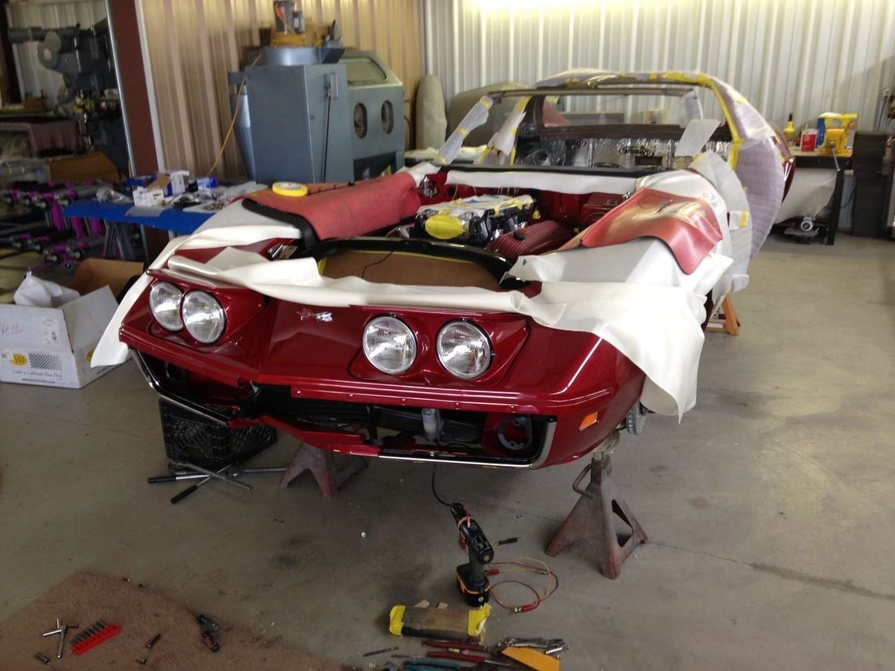 شيفروليه كورفت Stingray GM502 Hogan Intake 5 Speed Pro Touring Restomod