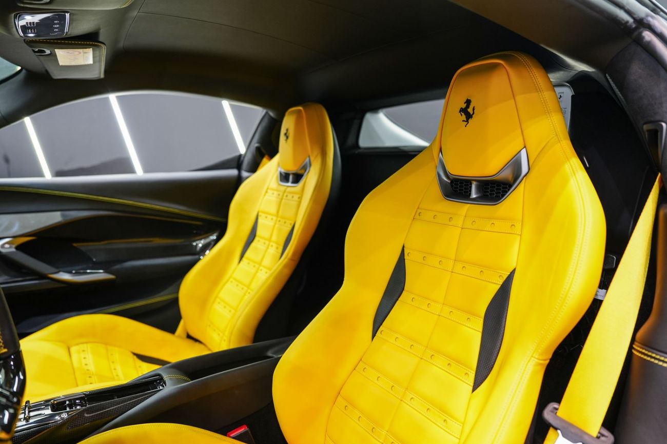 Ferrari 296 GTB 2023 Ferrari 296 GTB, Full Carbon Fiber Package, Daytona Seats, Carbon Wheels, Dealer Service Pack!!