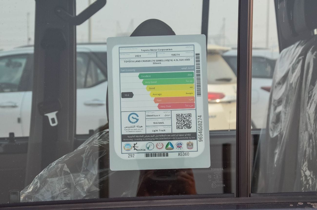 Toyota Land Cruiser 70 TOYOTA LAND CRUISER 76 4.5L 4WD MT 5DOOR SUV 2024