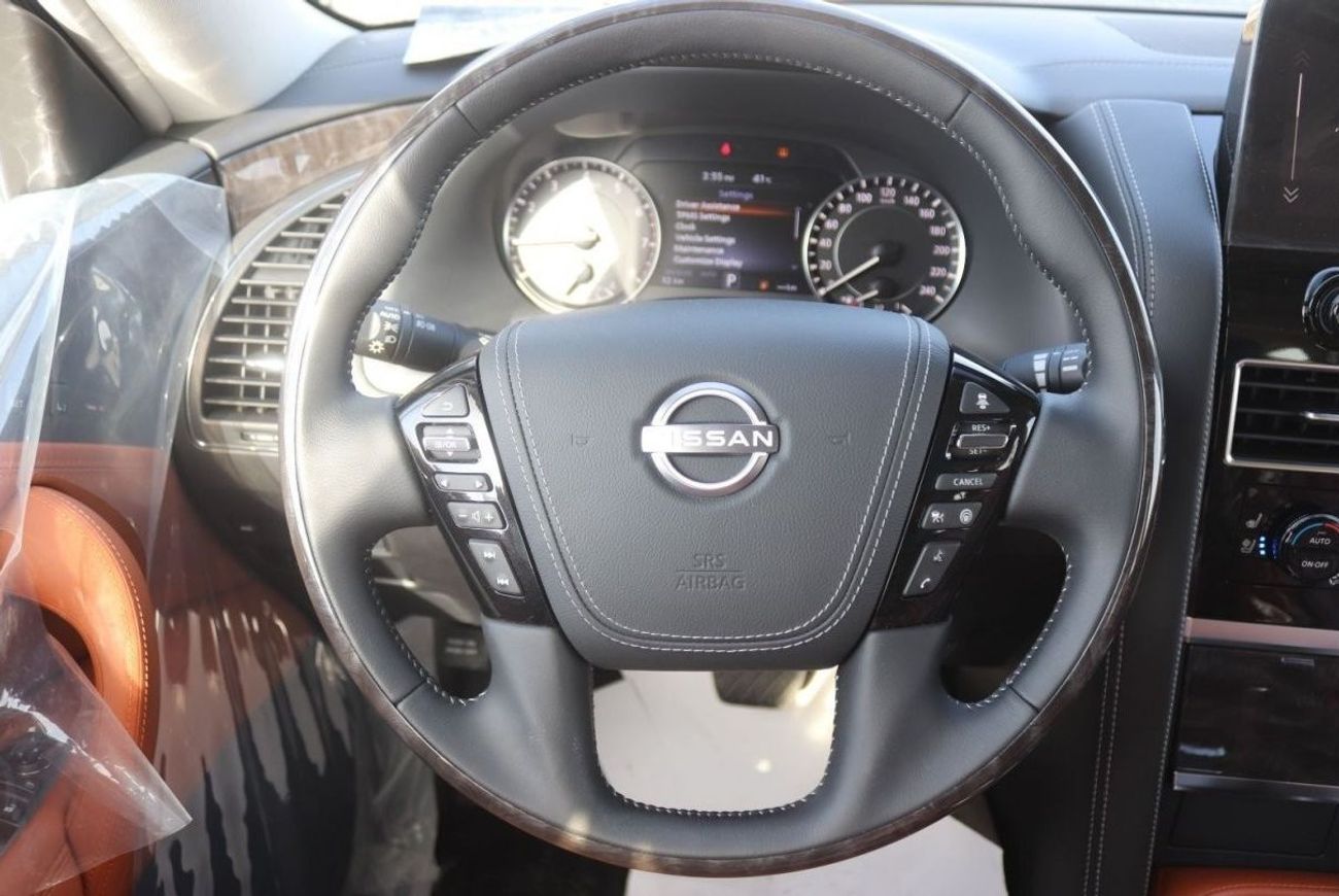 Nissan Patrol 4.0 SE, V6 PLATINUM,LEATHER SEAT, ELECTRIC SEAT, SUNROOF, MONITOR,MODEL 2024