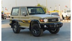 Toyota Land Cruiser Hard Top LC71 with Rear Camera, Display, Winch, Leather Seats, Air Compressor 70th Anniversary Edition For Ex