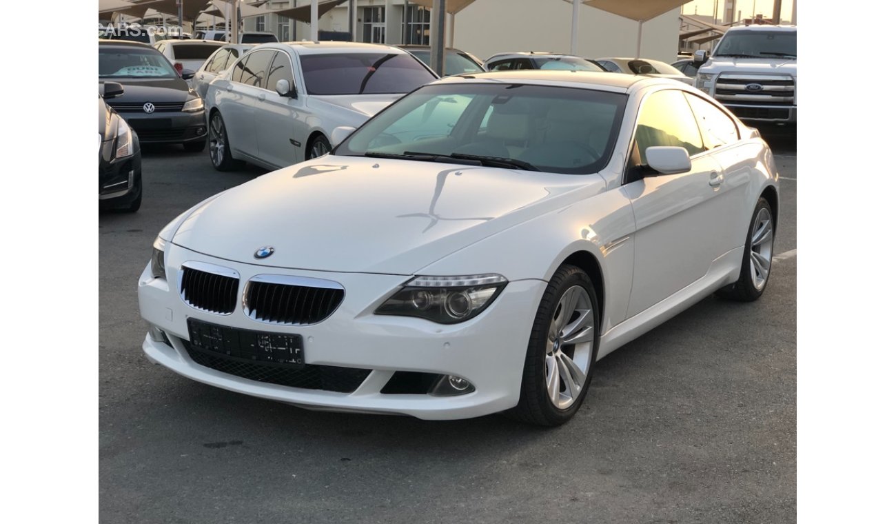 BMW 630i Bmw 630 model 2009 GCC car prefect condition full option low mileage panoramic roof leather seats ba