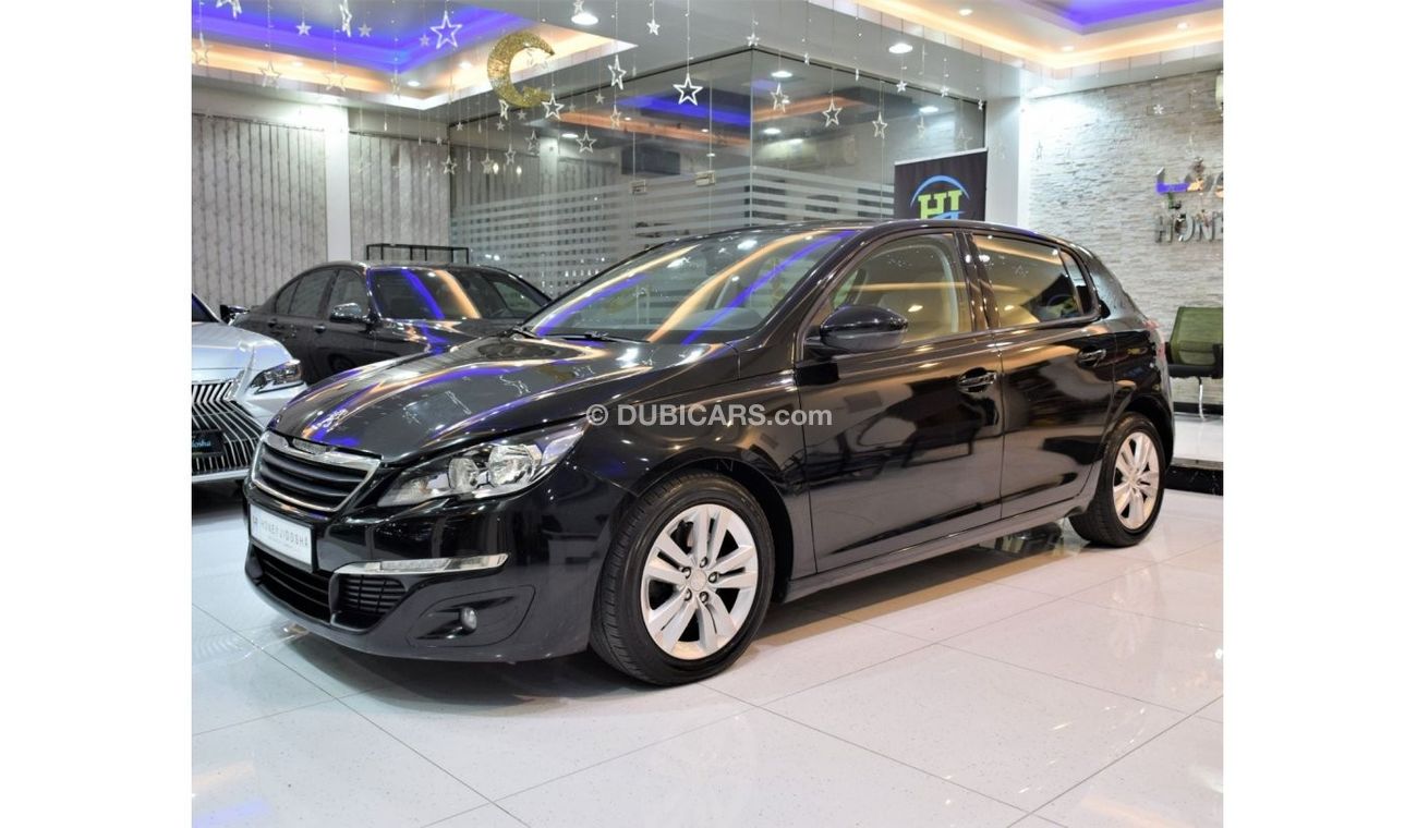 Peugeot 308 EXCELLENT DEAL for our Peugeot 308 TURBO 2015 Model!! in Black Color! GCC Specs