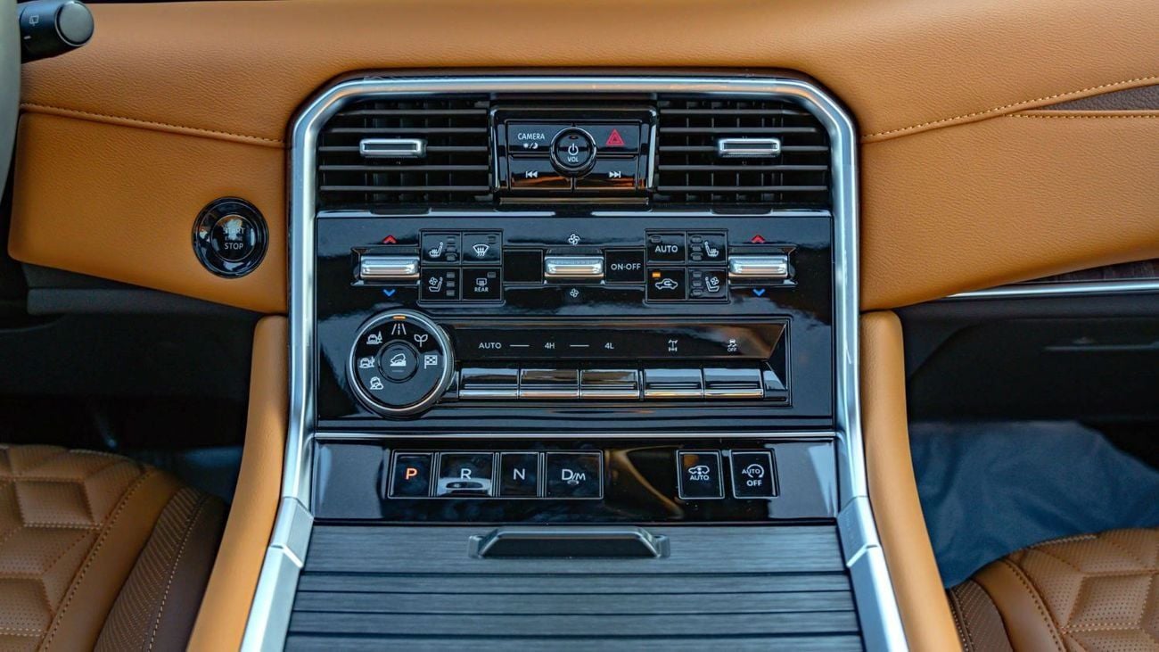 نيسان باترول 2026 Nissan Patrol 3.5L Petrol AT LE Platinum Twin Turbo (Black - Beige) (Export Only)