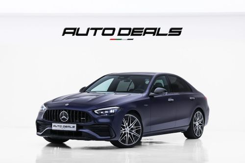 Mercedes-Benz C 43 AMG 2024 Mercedes Benz C 43 AMG 4Matic Sedan | Warranty | Service Contract| Extremely Low Mileage |  Ful