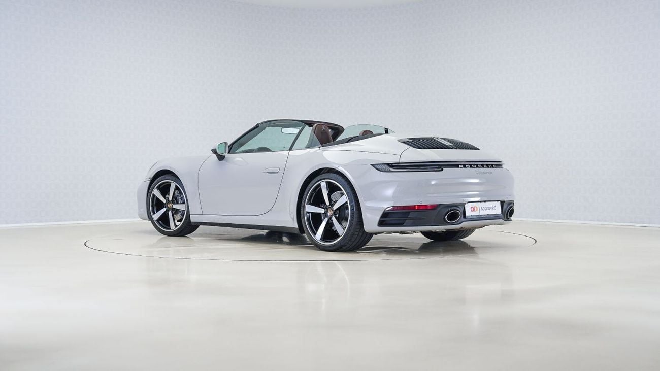 بورش 911 Carrera 3.0L (380 HP) Convertible | AED 8,758 PM | Warranty September 2026 | GCC