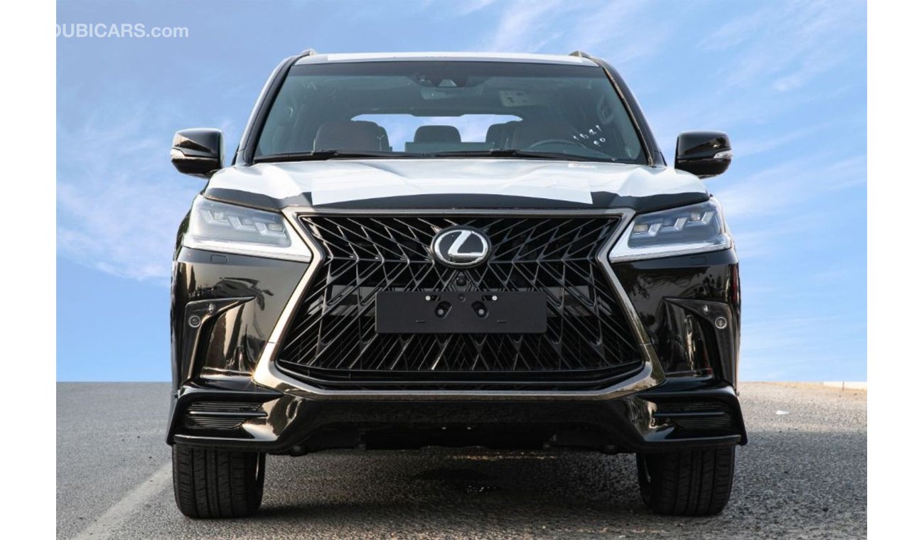 Lexus LX570 Black Edition 5.7L Petrol with Radar Cruise , Lane Change Assist, Wireless Charging and 4 Zone Auto 