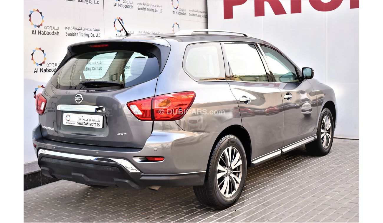 نيسان باثفايندر AED 1566 PM 3.5L S 4WD V6 GCC WARRANTY