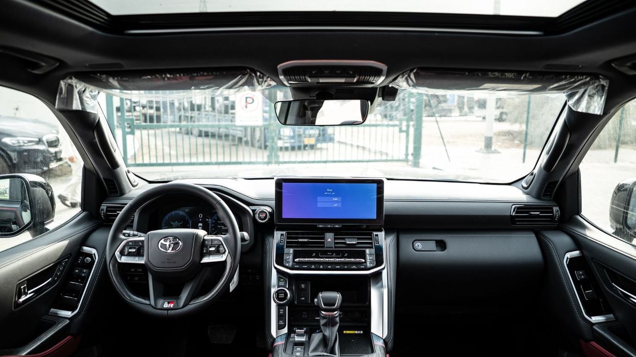 تويوتا لاند كروزر GRS 3.5L - Attitude Black-GR-S Black Inside Dark Red | Export Only