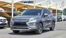 Mitsubishi Eclipse Cross GCC specs With Free Insurance and Registration upon purchase and 1 year warranty