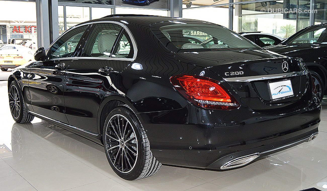 مرسيدس بنز C200 AMG 2019 Sedan, GCC, 0km with 2 Years Unlimited Mileage Warranty from Dealer # SUMMER OFFER