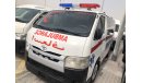 تويوتا هاياس Toyota Hiace Ambulance Conversion, Model:2014. excellent condition