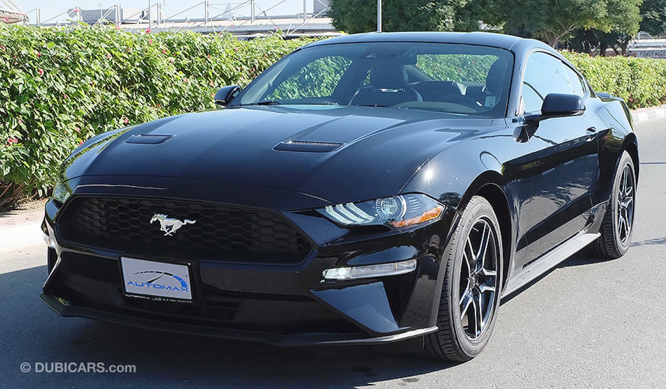 Ford Mustang Ecoboost 2018, GCC, 0km w/ 3 Years or 100K km WRNTY + 60K km Service at Al Tayer Motors