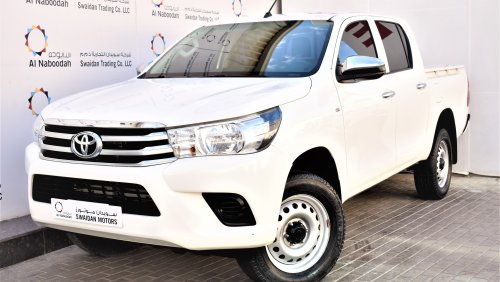 Toyota Hilux AED 1448 PM | 2.7L GL 4WD DC MW GCC WARRANTY