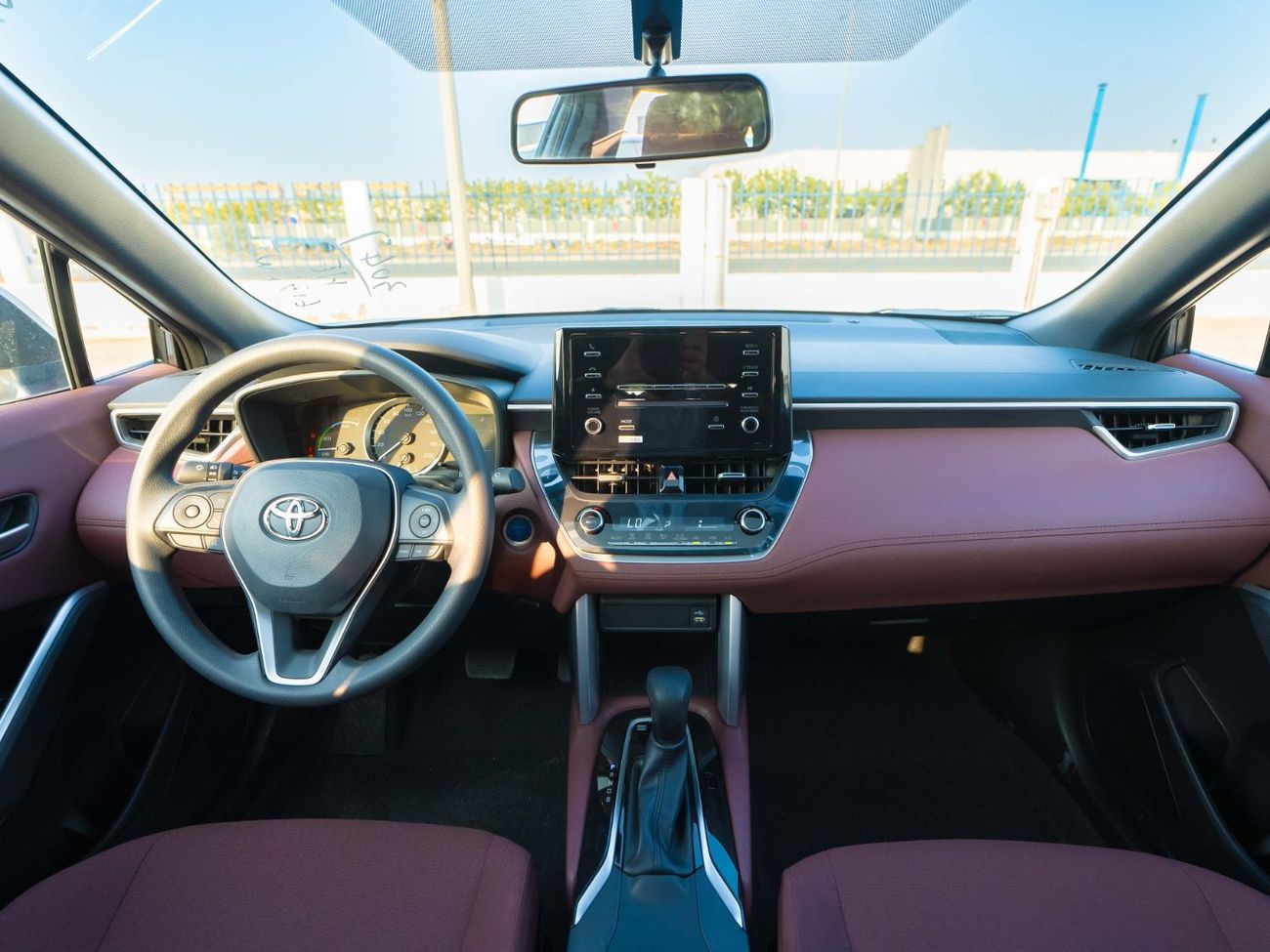 Toyota Corolla Cross 1.8 Hybrid Mid - Grey Mettalic Inside Red | Export Only