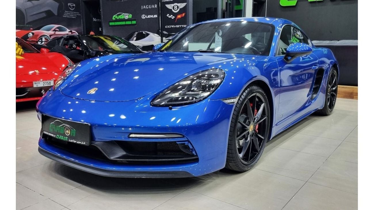 بورش كايمان 718 GTS 2.5L PORSCHE 718 CAYMAN GTS 2018 GCC FULL SERVICE HISTORY FROM PORSCHE FOR 275K AED