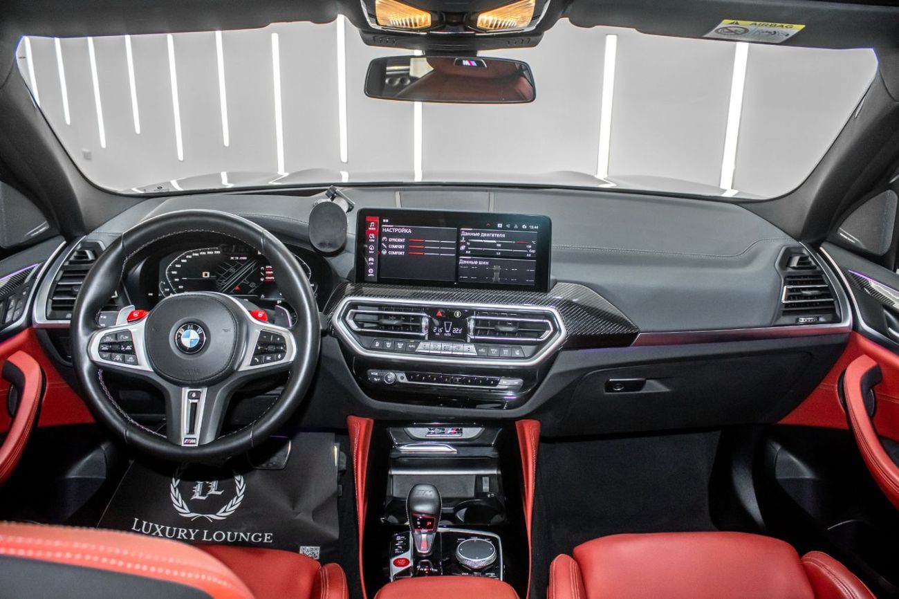 BMW X6M Competition 4.4L BMW X3M COMPETITION 2022 | GCC SPEC | NARDO GREY | RED INTERIOR | WARRANTY  SERVICE