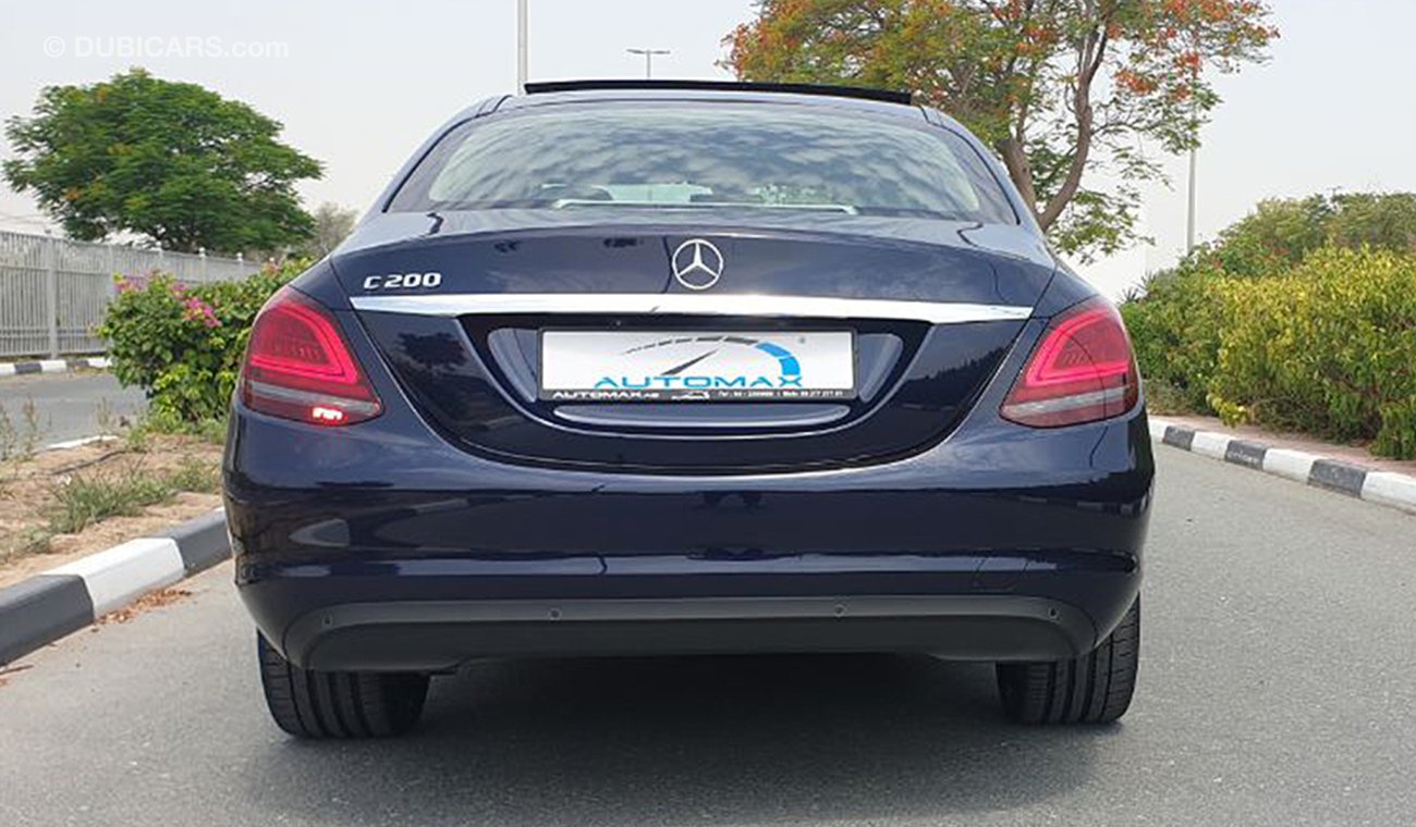 مرسيدس بنز C200 AMG ,2020مطابقة للمواصفات الخليجية 0 كم مع ضمان ثلاث سنوات او 100 الف