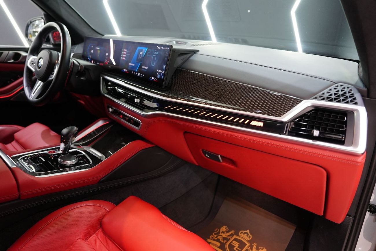 بي أم دبليو X5 M Competition, Shadowline Package, Carbon Interior, Latest Facelift, Dealer Warr + Serv!!