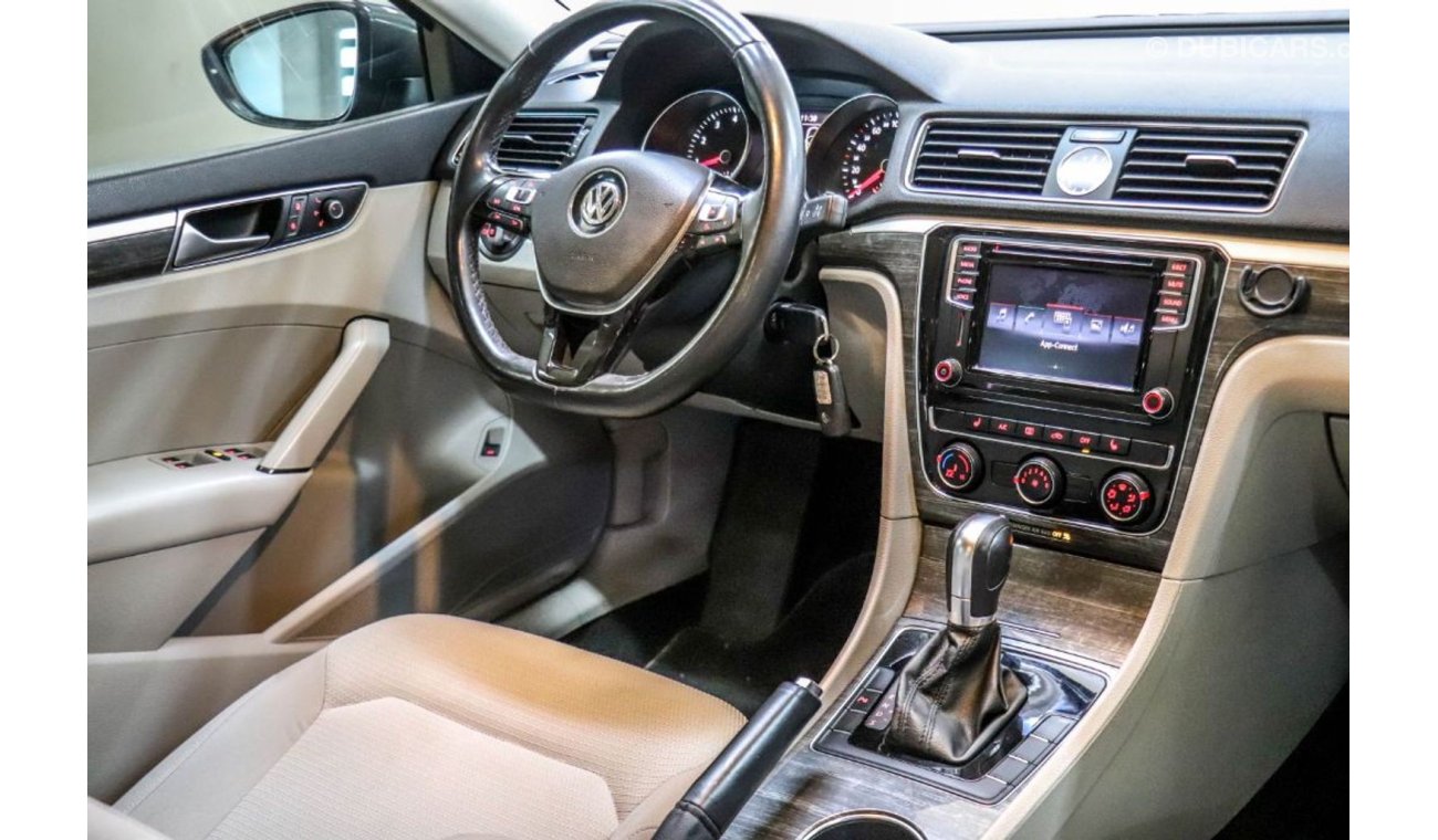 فولكس واجن باسات Volkswagen Passat SEL 2016 GCC under Warranty with Zero Down-Payment.