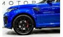 Land Rover Range Rover Sport 2019 Range Rover Sport SVR Carbon Edition, Land Rover Warranty + Service, Low KMs, GCC